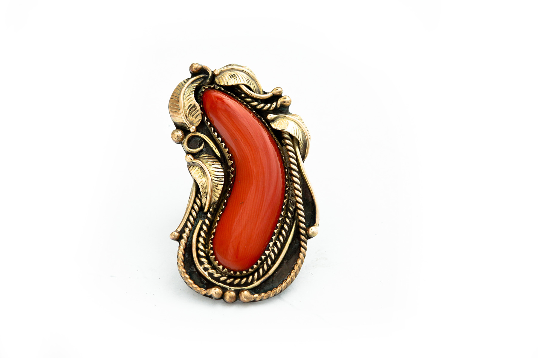 Appraisal: AMERICAN INDIAN LADIES' RING BY ANDY LEE KIRK NAVAJO -