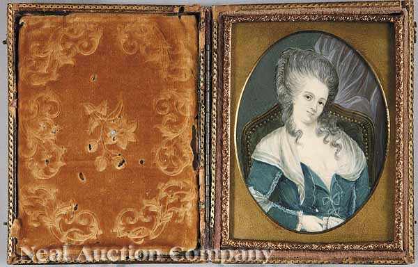 Appraisal: Maupois French active - Portrait of a Beautiful Woman Reading