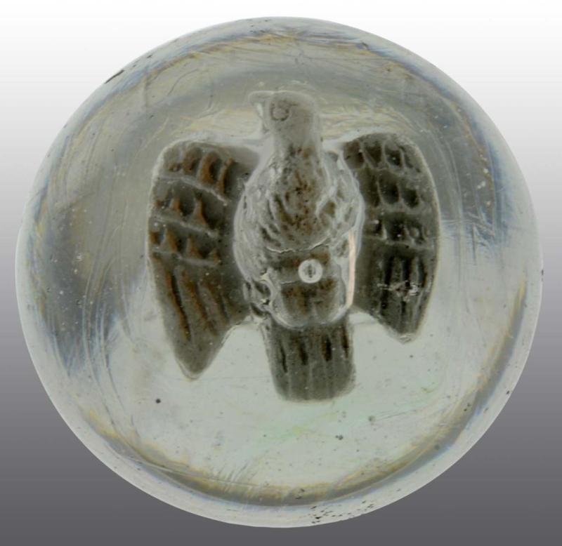 Appraisal: Sulphide Eagle Marble Description Figure is well-centered and has great