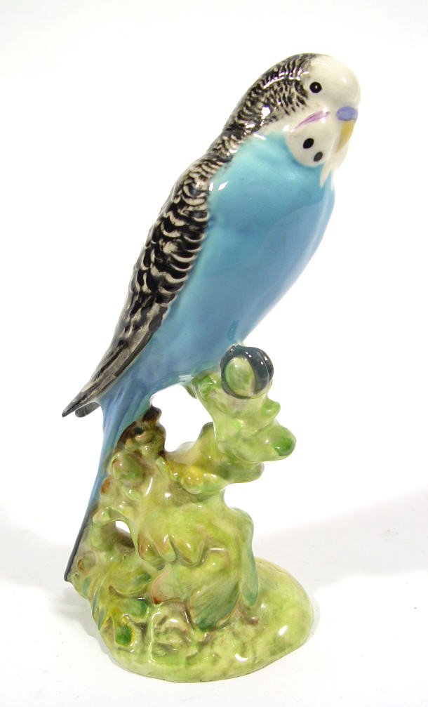 Appraisal: Hand painted Beswick budgerigar numbered to the base factory marks