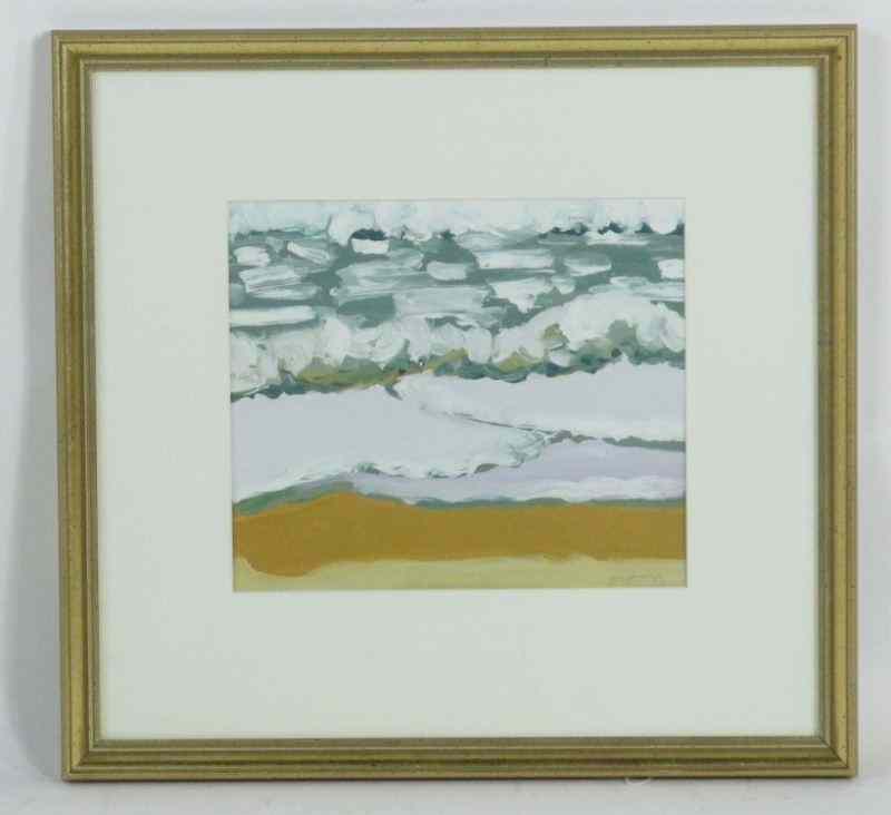 Appraisal: Lucy Spencer NC ''The Edge of the Water''oil on paper