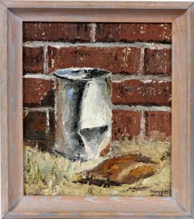 Appraisal: DOWDELL OIL ON BURLAP DOWDELL OIL ON BURLAP - H