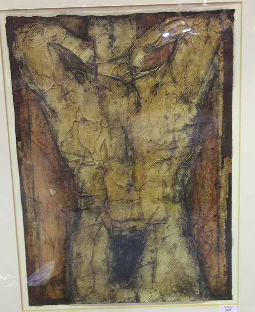 Appraisal: John Emanuel British b Male nude II signed and dated