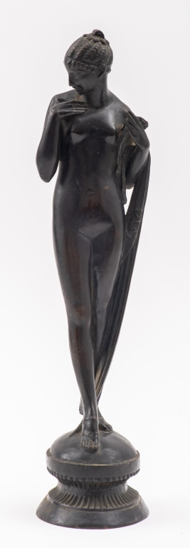 Appraisal: LAWSON PEACEY ART DECO BRONZE NUDE WOMAN Jessie M Lawson