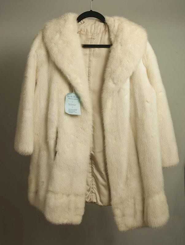 Appraisal: Mink Fur Jacket and Hat Mink fur jacket and hat