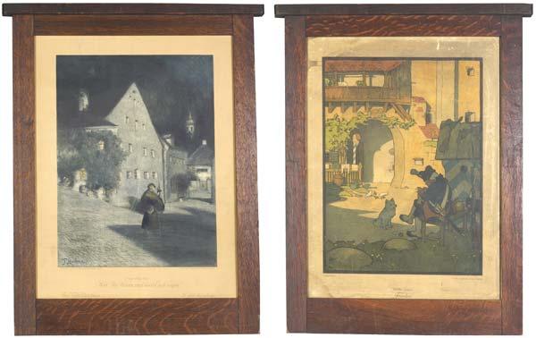 Appraisal: L AND J G STICKLEY Two frames each holding a