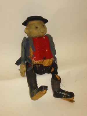 Appraisal: An early Steiff fat man doll straw filled felt covered