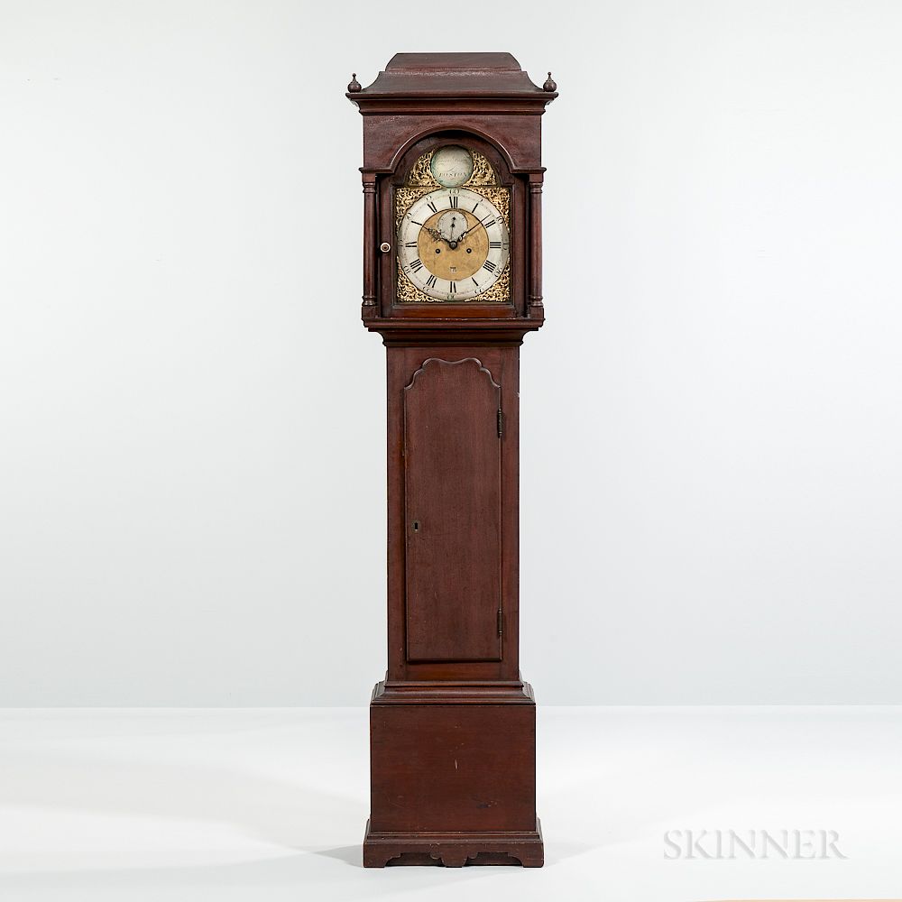 Appraisal: Gawen Brown Mahogany Tall Clock Gawen Brown Mahogany Tall Clock