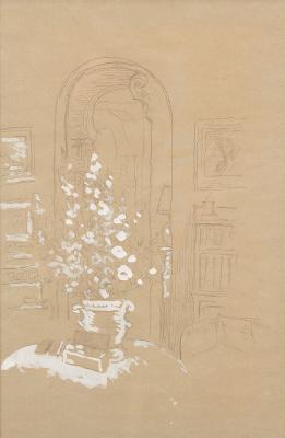 Appraisal: Sir Cecil Beaton British - Part of the Drawing Room