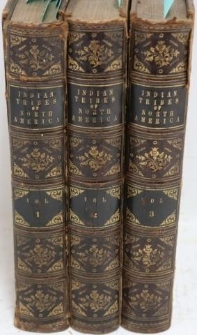 Appraisal: HISTORY OF THE INDIAN TRIBES OF NORTH AMERICA THREE VOLUME