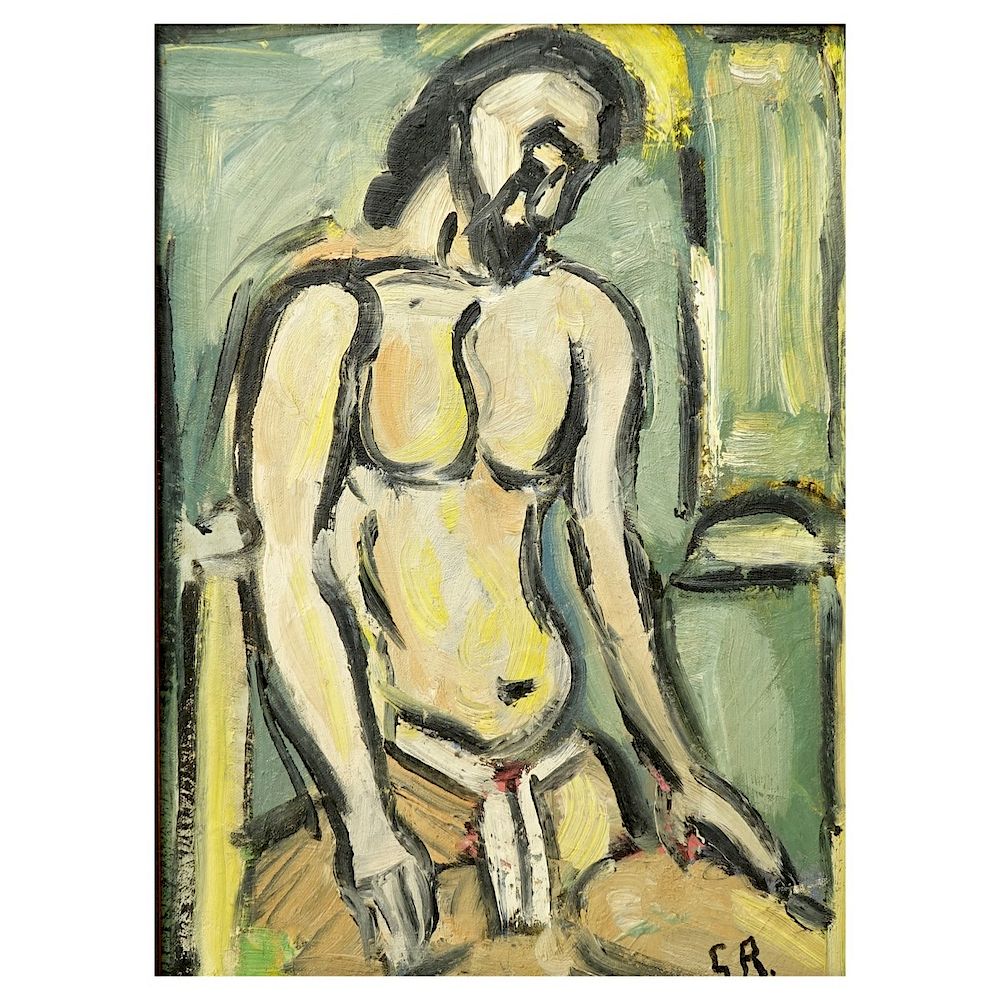 Appraisal: Attrib Georges Rouault O C Attributed to Georges Rouault French