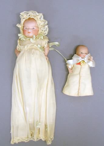 Appraisal: Pair of baby dolls - Byelo style baby doll with