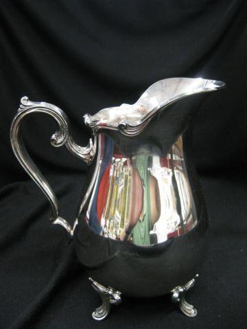 Appraisal: Silverplate Water Pitcher by Webster