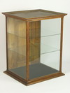 Appraisal: DISPLAY CASE - Circa oak counter top display case unmarked