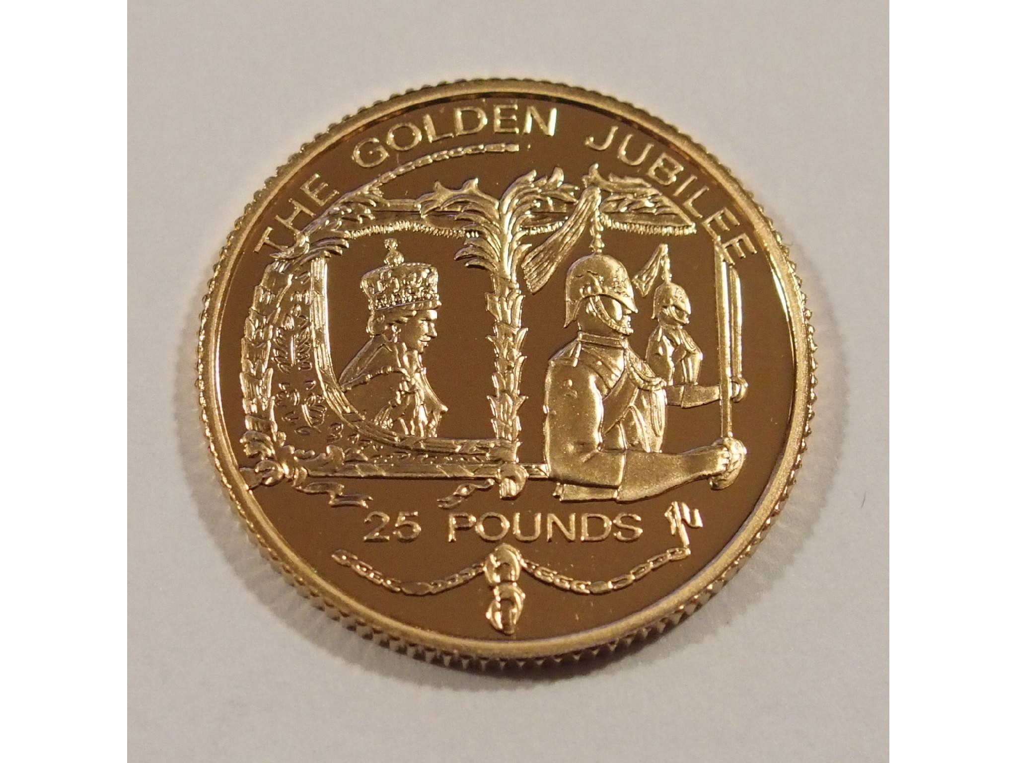 Appraisal: Guernsey gold proof coin carat gold weight grammes with original