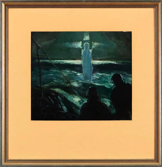 Appraisal: Jay H Connaway American - Christ on the Waters oil