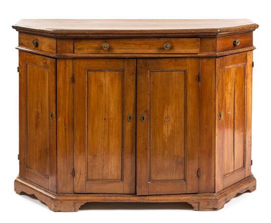 Appraisal: Sale Lot An Italian Walnut Cabinet th century and later