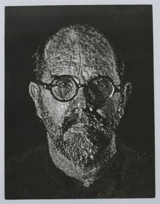 Appraisal: CHUCK CLOSE American b S P I and S P