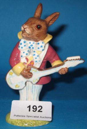 Appraisal: Royal Doulton bunnykins figure Mr Bunnybeat Strumming DB