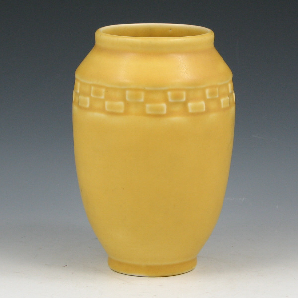 Appraisal: Rookwood Matte Yellow Vase - Mint Rookwood vase in matte