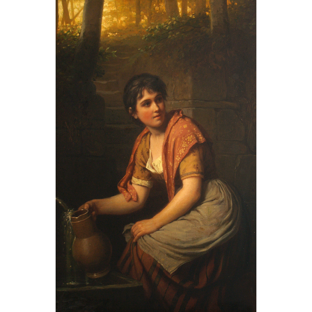 Appraisal: Attributed to Johann Georg Meyer von Bremen German - Woman