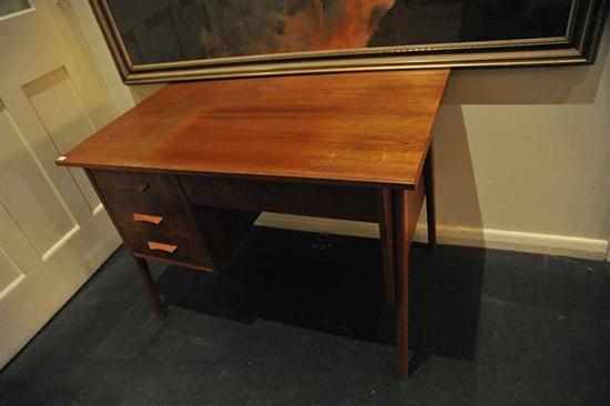 Appraisal: A DANISH TEAK DESK with four drawers