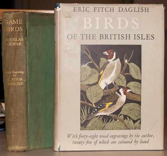 Appraisal: Natural History Illustrations Two titles E F Daglish ''Birds of