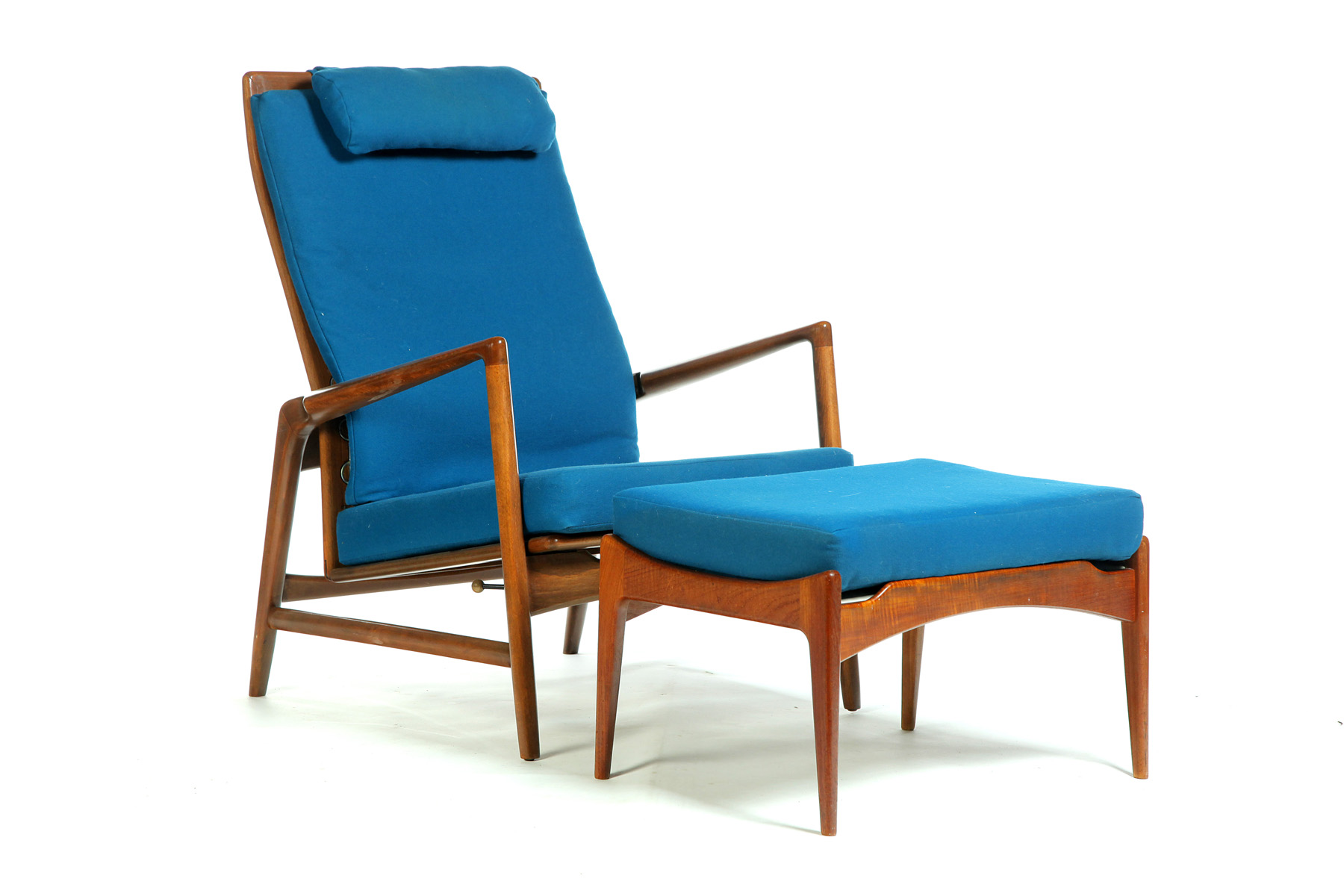 Appraisal: LOUNGE CHAIR BY I B KOFORD LARSEN Denmark mid th