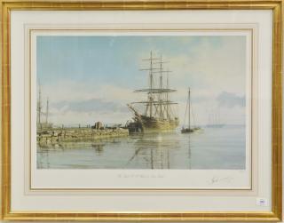 Appraisal: John Stobart The Bark W B Flint at East Boston