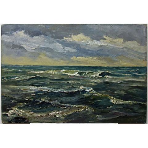 Appraisal: GUTTORN OTTO POLISH CANADIAN - THE LAKE OIL ON MASONITE