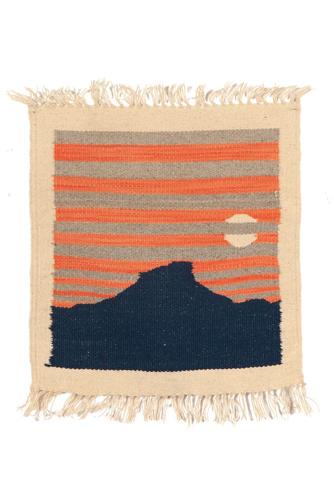 Appraisal: Santana Salazar New Mexico Pictorial Landscape Weaving Santana Salazar ca