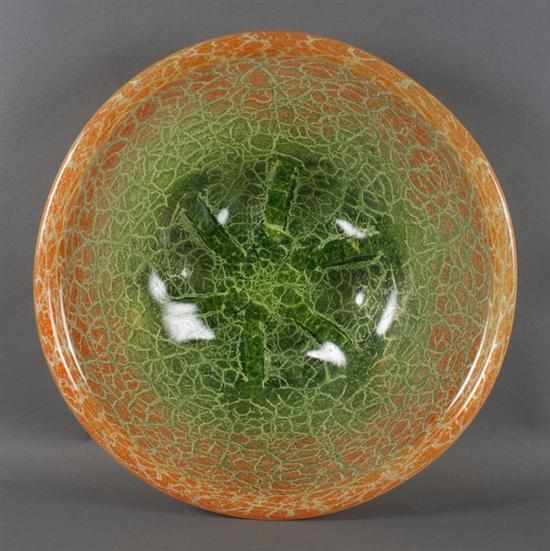 Appraisal: WMF Ikora centerpiece bowl circa in Diam Estimate - Appropriate