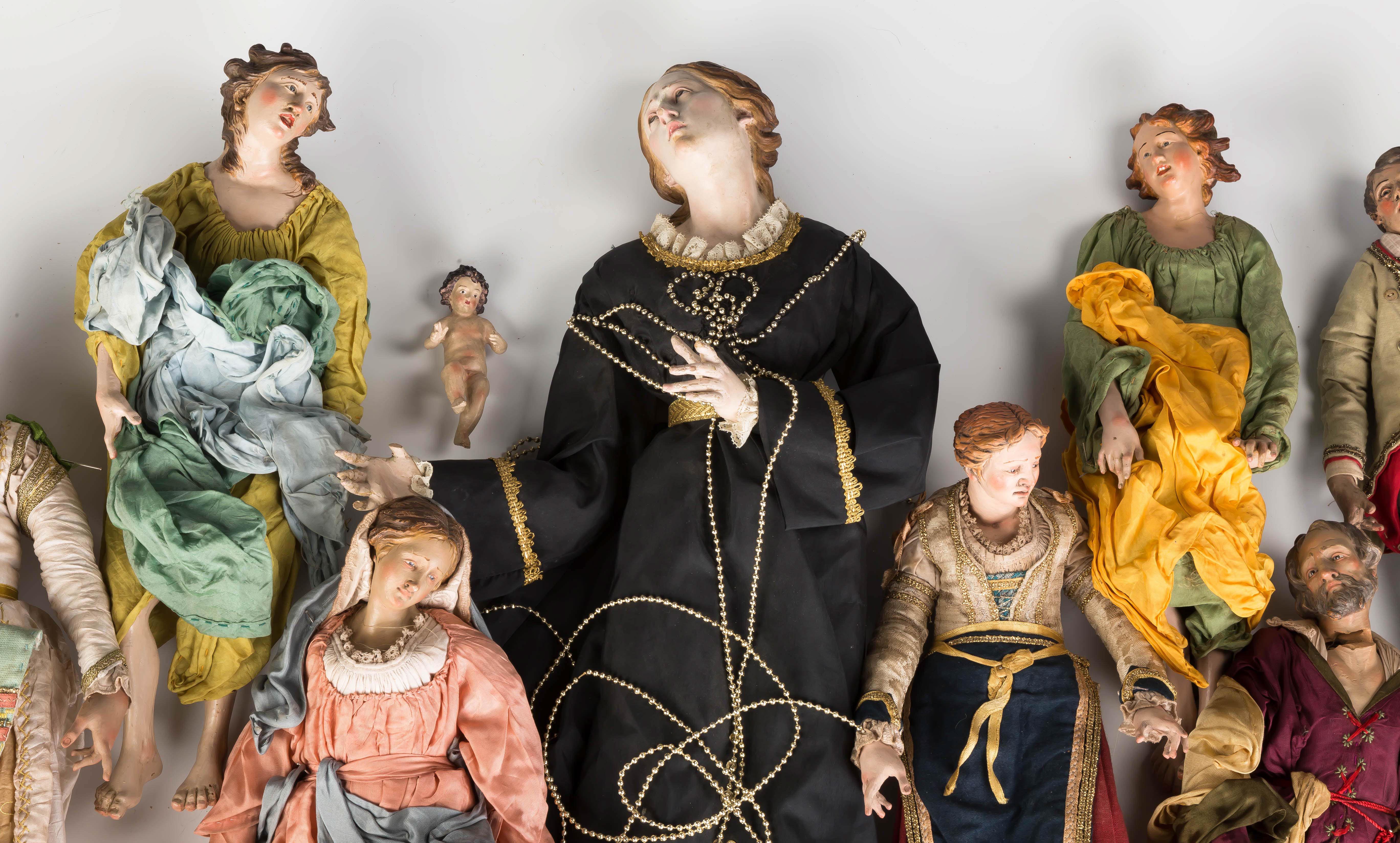 Appraisal: Group of Creche Figures