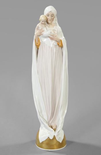 Appraisal: Rosenthal Porcelain Figure Group of The Virgin and Child second