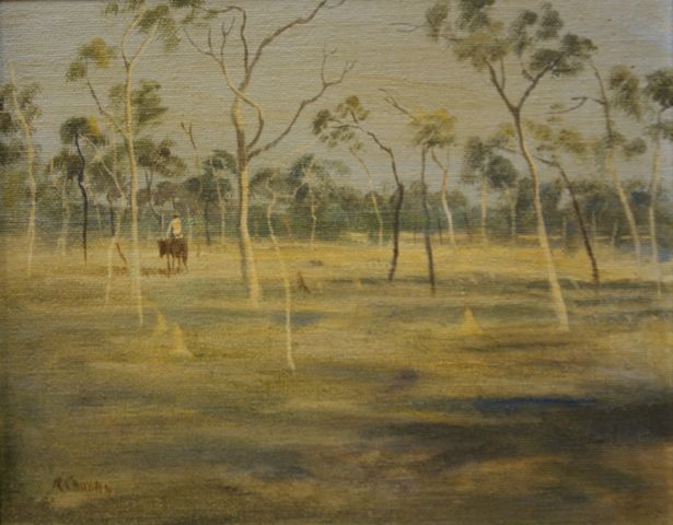 Appraisal: Ray Crooke born Palmer River circa s oil on canvas