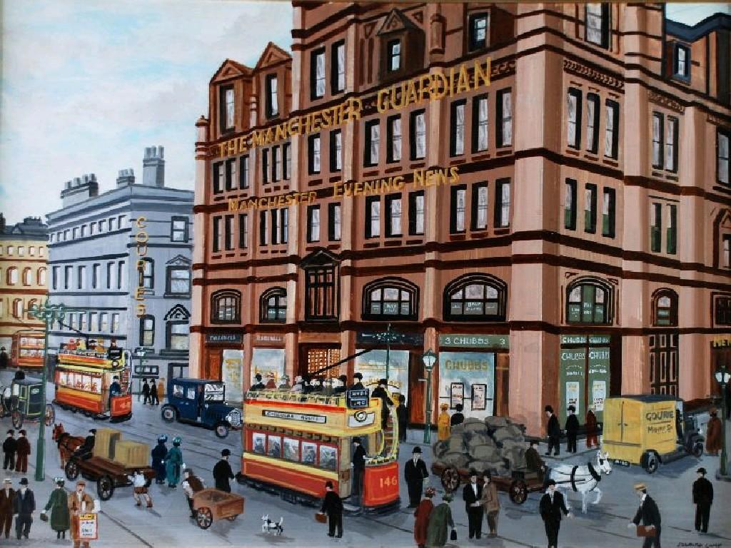 Appraisal: EDWARD LAKE twentieth century ACRYLIC ON BOARD A PAIR Manchester