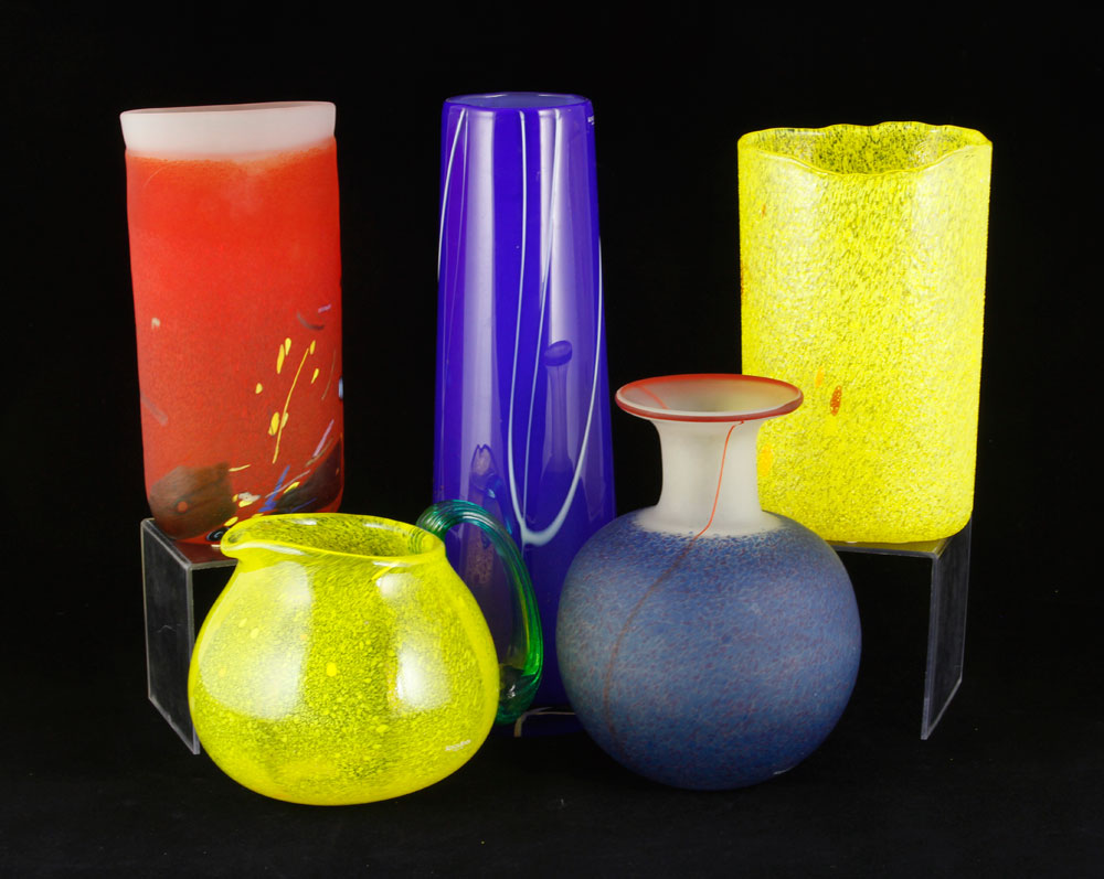 Appraisal: - Kosta Boda Glass Pieces Lot of five Kosta Boda