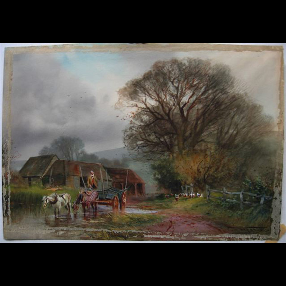 Appraisal: VIEW NEAR GODALMING SURREY HENRY CHARLES FOX - BRITISH WATERCOLOUR