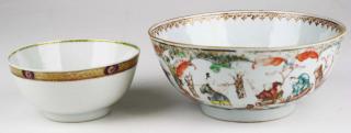 Appraisal: Two Th C Chinese Export Bowls Two th Chinese export