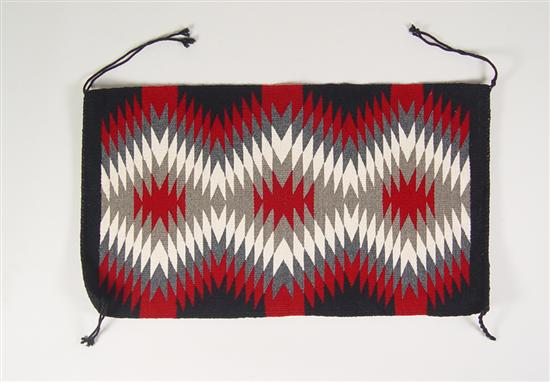 Appraisal: Navajo Mat Late th Century Red black gray white and