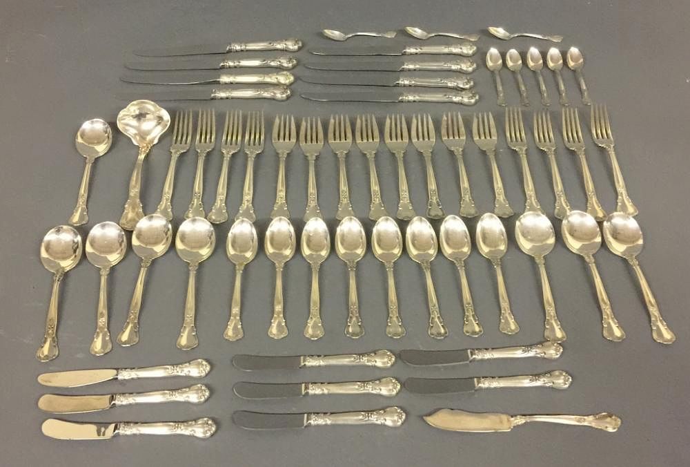 Appraisal: Partial Sterling Silver Flatware Service by Gorham Partial sterling silver