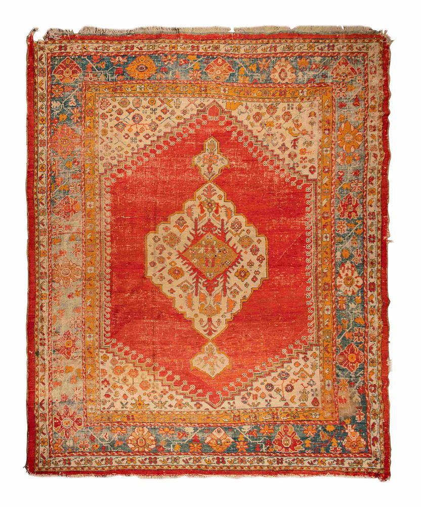 Appraisal: An Oushak Wool Rug An Oushak Wool Rug Late th