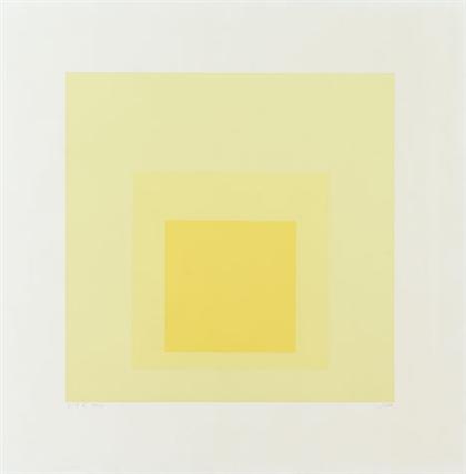 Appraisal: JOSEF ALBERS german - I-S D from homage to the