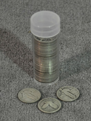 Appraisal: Roll coins of Standing Liberty QuartersDates mostly run - Many