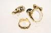 Appraisal: RING LOT - Vintage lot of three female figural rings