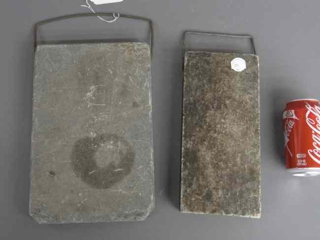 Appraisal: Lot th c soapstones One marked ''HJ DeGarmo''