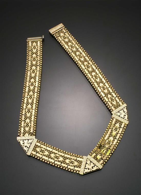 Appraisal: Lot Property from a Virginia Family Choker Length -Karat Yellow-Gold