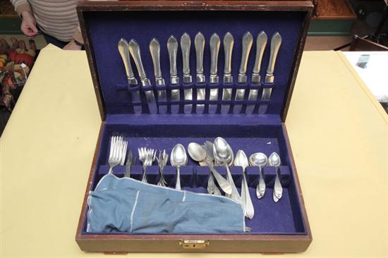 Appraisal: SET OF WHITING STERLING SILVER FLATWARE In the Colonial pattern