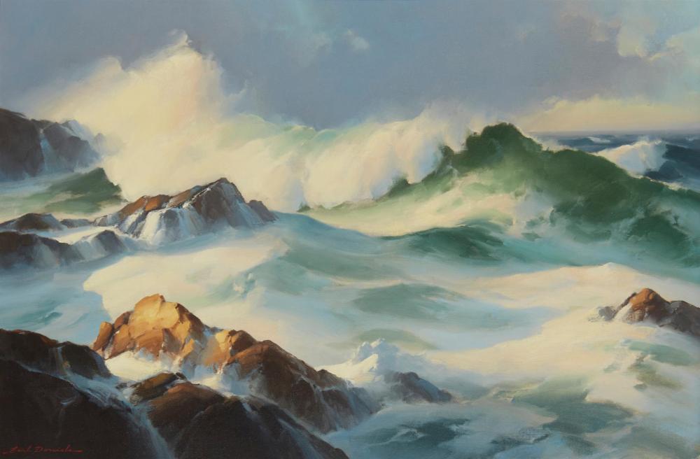 Appraisal: EARL DANIELS - AFTER THE GALE OIL ON CANVAS H