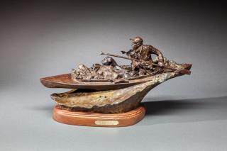 Appraisal: William J Koelpin Winnebago Sleigh Ride bronze by by in